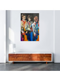 Lulianiia Le Borgne, Pionniers, peinture - Galerie de vente et d’achat d’art contemporain en ligne Artalistic
