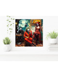 Chroma, Café des masques, edition - Galerie de vente et d’achat d’art contemporain en ligne Artalistic