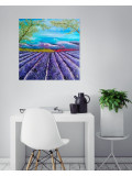 Anne Robin, Souvenirs de Provence, peinture - Galerie de vente et d’achat d’art contemporain en ligne Artalistic