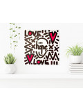 Mr Hope, Heart love, peinture - Galerie de vente et d’achat d’art contemporain en ligne Artalistic