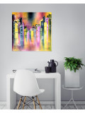 Valérie Lamarre, City T, peinture - Galerie de vente et d’achat d’art contemporain en ligne Artalistic