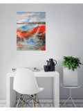 Marie-Line Robert, Roches rouges, peinture - Galerie de vente et d’achat d’art contemporain en ligne Artalistic