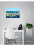Oxypoint, The vineyards of Haloze, peinture - Galerie de vente et d’achat d’art contemporain en ligne Artalistic