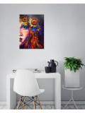 Oxypoint, Girl with a wreath of sunflowers, peinture - Galerie de vente et d’achat d’art contemporain en ligne Artalistic