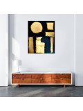 Thierry Brusquet, Golden 123, peinture - Galerie de vente et d’achat d’art contemporain en ligne Artalistic