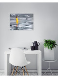 Marie-Laure Souq, Un matin à marée basse, peinture - Galerie de vente et d’achat d’art contemporain en ligne Artalistic
