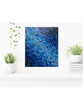 Jonathan Pradillon, Diagonale bleue, peinture - Galerie de vente et d’achat d’art contemporain en ligne Artalistic
