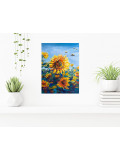 Oxypoint, Sunflowers, peinture - Galerie de vente et d’achat d’art contemporain en ligne Artalistic
