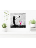 Benny Arte, Banksy, hello Porcinet, edition - Galerie de vente et d’achat d’art contemporain en ligne Artalistic