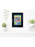 Volt, La diva aux fleurs, peinture - Galerie de vente et d’achat d’art contemporain en ligne Artalistic
