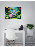 Françoise Augustine, Jardin d'hiver, peinture - Galerie de vente et d’achat d’art contemporain en ligne Artalistic