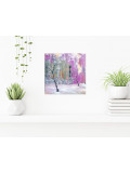 Anne Robin, Purple, peinture - Galerie de vente et d’achat d’art contemporain en ligne Artalistic
