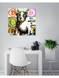 Patrick Cornée, My French Bulldog loves Rolex and Bitcoins, peinture - Galerie de vente et d’achat d’art contemporain en ligne Artalistic