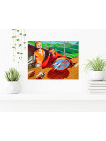 Federico Cortese, A lazy afternoon, peinture - Galerie de vente et d’achat d’art contemporain en ligne Artalistic