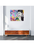 Vincent Bardou, Audrey Hepburn, peinture - Galerie de vente et d’achat d’art contemporain en ligne Artalistic