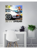 Patrick Cornée, Snoopy vit son rêve, peinture - Galerie de vente et d’achat d’art contemporain en ligne Artalistic