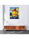 Vincent Bardou, Pikachu Van Gogh, peinture - Galerie de vente et d’achat d’art contemporain en ligne Artalistic