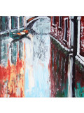 Michele Kaus, Venise le pont, peinture - Galerie de vente et d’achat d’art contemporain en ligne Artalistic