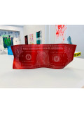 Karl Lagasse, One dollar red mat, sculpture - Galerie de vente et d’achat d’art contemporain en ligne Artalistic