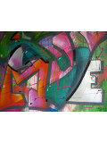 Saname, Trace n°2424, peinture - Galerie de vente et d’achat d’art contemporain en ligne Artalistic