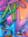 Saname, Trace n°2505, peinture - Galerie de vente et d’achat d’art contemporain en ligne Artalistic