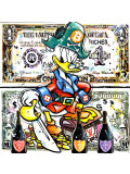 Patrick Cornee, Uncle Scrooge, one million dollars, Peinture - Galerie de vente et d’achat d’art contemporain en ligne Artalistic