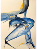 Sela, Blue November, Peinture - Galerie de vente et d’achat d’art contemporain en ligne Artalistic
