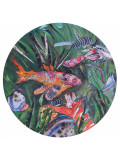 Anne-violette Goy, Poisson rond 1, Peinture - Galerie de vente et d’achat d’art contemporain en ligne Artalistic