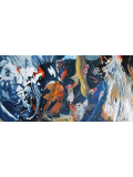 Anne-violette Goy, Poissons abstraits, Peinture - Galerie de vente et d’achat d’art contemporain en ligne Artalistic