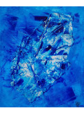 Huot Jean Marc, Deep blue crystal, Peinture - Galerie de vente et d’achat d’art contemporain en ligne Artalistic