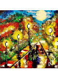 Lutti’s Korner, Midnight Stroll, Peinture - Galerie de vente et d’achat d’art contemporain en ligne Artalistic