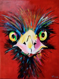 Françoise Augustine, Beep beep, peinture - Galerie de vente et d’achat d’art contemporain en ligne Artalistic