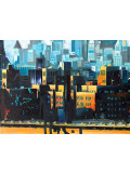 Nathalie Lemaitre, Manhattan-Brooklyn, peinture - Galerie de vente et d’achat d’art contemporain en ligne Artalistic