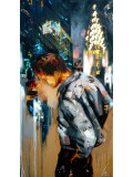 Nathalie Lemaitre, Night shout NY, peinture - Galerie de vente et d’achat d’art contemporain en ligne Artalistic