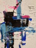 Mimine, exaltation bleue, peinture - Galerie de vente et d’achat d’art contemporain en ligne Artalistic