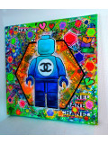 Priscilla Vettese, Hexa Love Lego, peinture - Galerie de vente et d’achat d’art contemporain en ligne Artalistic