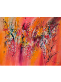 Âme Sauvage, Rose et lumières, peinture - Galerie de vente et d’achat d’art contemporain en ligne Artalistic