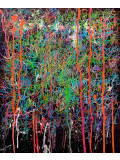 Âme Sauvage, L'arbre vert, peinture - Galerie de vente et d’achat d’art contemporain en ligne Artalistic