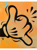 Ewen Gur, Shaka Hand #2, peinture - Galerie de vente et d’achat d’art contemporain en ligne Artalistic