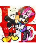 Patrick Cornée, Mickey and Minnie, forever love, peinture - Galerie de vente et d’achat d’art contemporain en ligne Artalistic