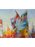 Janusz Kik, toutes voiles, peinture - Galerie de vente et d’achat d’art contemporain en ligne Artalistic