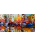 Janusz Kik, toutes voiles, peinture - Galerie de vente et d’achat d’art contemporain en ligne Artalistic