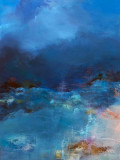 Marianne Quinzin, Living blue 2, peinture - Galerie de vente et d’achat d’art contemporain en ligne Artalistic