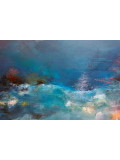 Marianne Quinzin, Living blue 2, peinture - Galerie de vente et d’achat d’art contemporain en ligne Artalistic