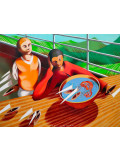 Federico Cortese, A lazy afternoon, peinture - Galerie de vente et d’achat d’art contemporain en ligne Artalistic