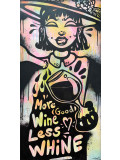 Ewen Gur, More good wine, less whine, peinture - Galerie de vente et d’achat d’art contemporain en ligne Artalistic