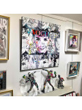 Patrick Cornée, Audrey Hepburn, peinture - Galerie de vente et d’achat d’art contemporain en ligne Artalistic