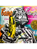 Patrick Cornée, Dark Vader likes bananas, peinture - Galerie de vente et d’achat d’art contemporain en ligne Artalistic