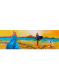 Alain Faure, premier soleil, peinture - Galerie de vente et d’achat d’art contemporain en ligne Artalistic