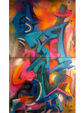 Saname, Tag n°2301, peinture - Galerie de vente et d’achat d’art contemporain en ligne Artalistic